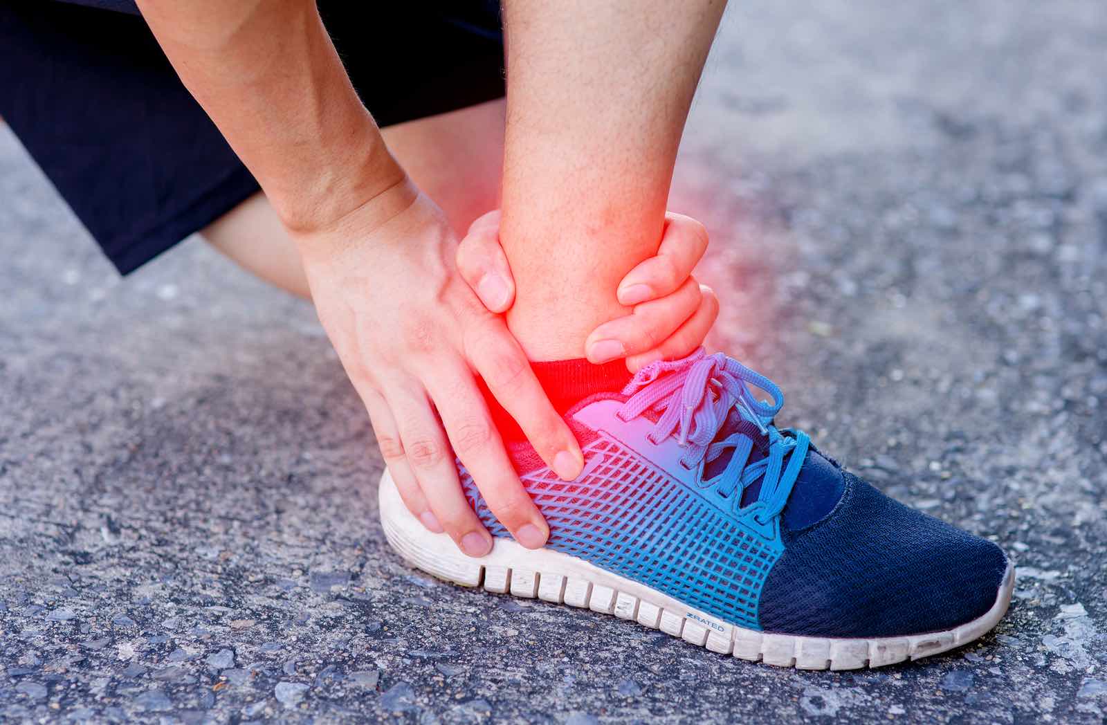 Ankle sprain is an injury we can provide help with at Ian Griffiths Clinics